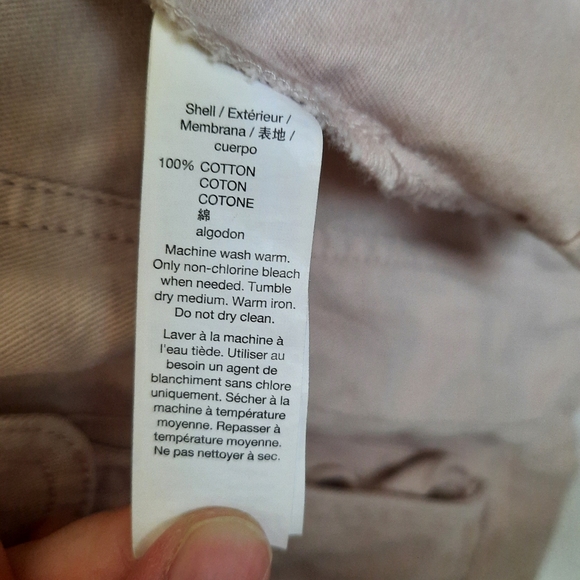 GAP Utility Jacket, Light Pink/Faint Rose Colour, Size Large - Picture 13 of 15